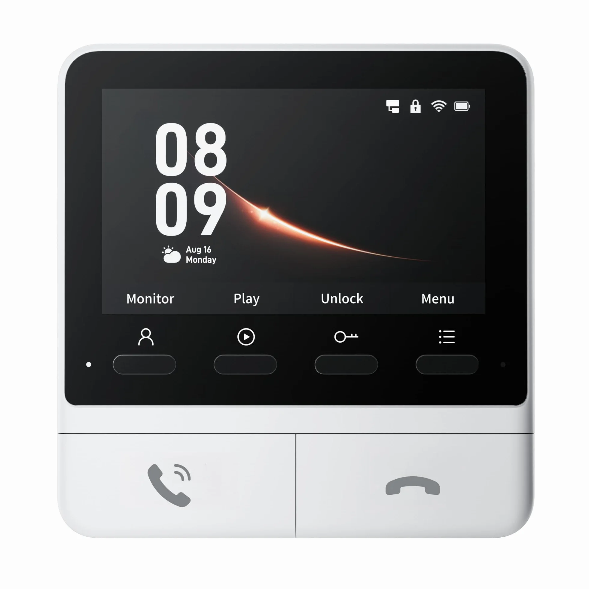 SwitchBot 4,3" rozszerzony monitor do inteligentnego dzwonka do drzwi, monitor do domofonu