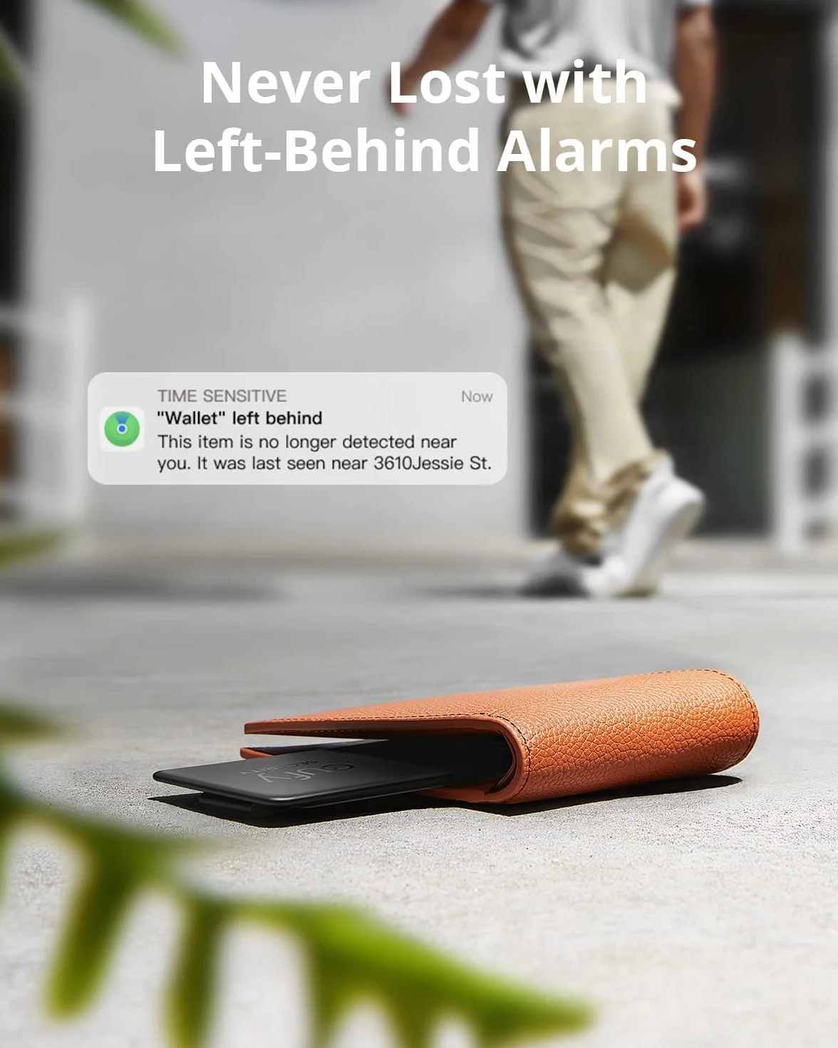 eufy Security SmartTrack Card Bluetooth Key Finder, współpracuje z Apple Find My, żywotność baterii do 3 lat, grubość 2,4 mm