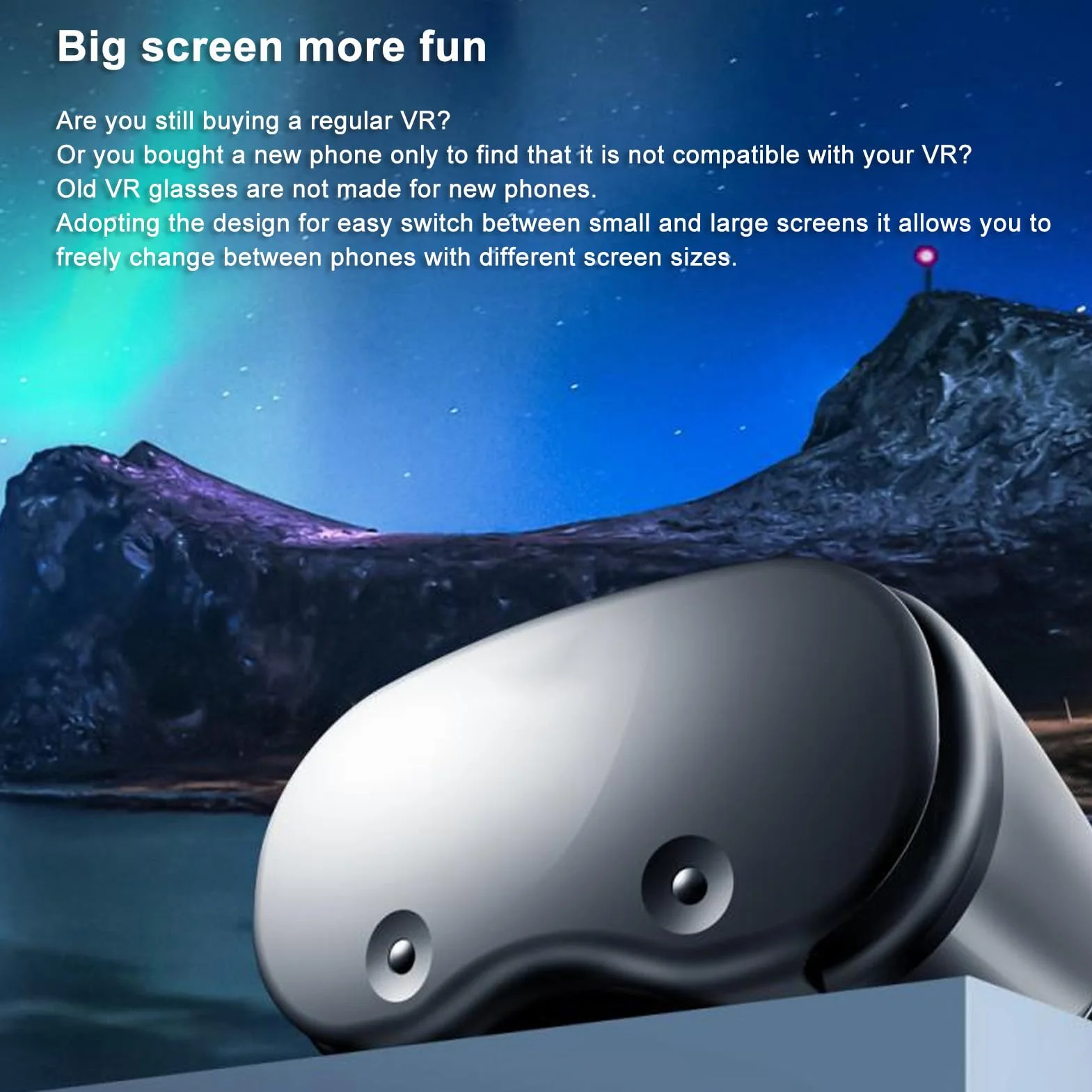 Zestaw Słuchawkowy VR 3D Gogle Kask 5–7 Cali do Wirtualnej Rzeczywistości