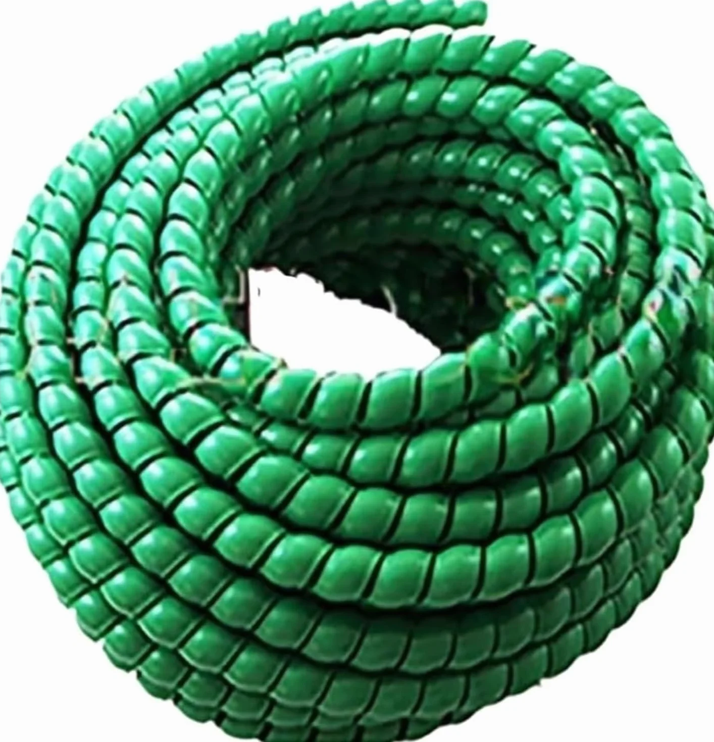 Organizer kabli Tube 1 metr 50 mm do 120 z owijką spiralną, ognioodporny, pokrowiec ochronny na (zielony, 120 mm)