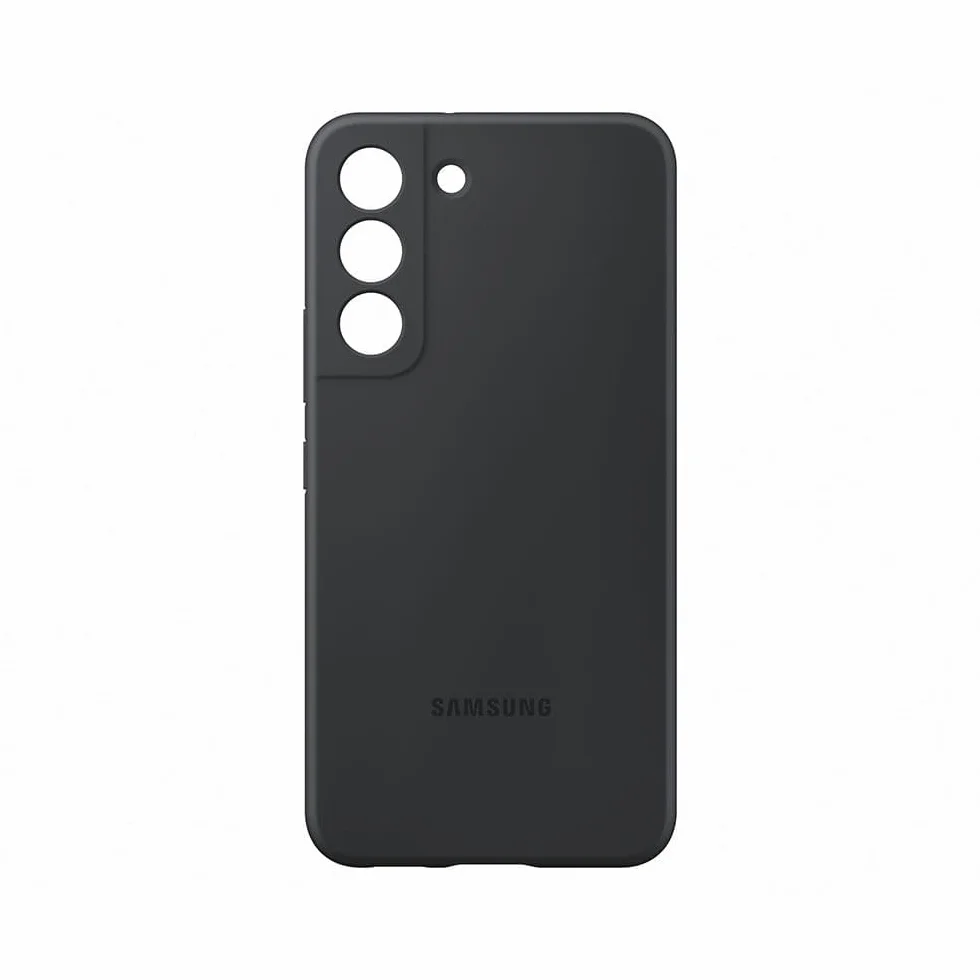 Galaxy S22 S901 Silicone Cover Black