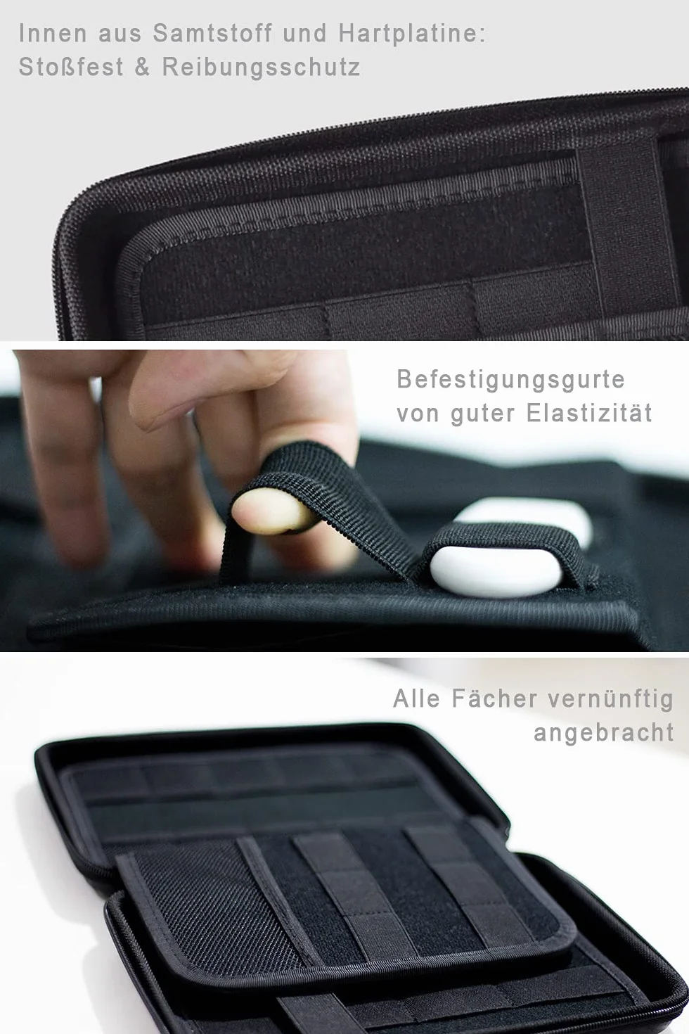 Organizer na pendrive USB, karty pamięci, etui akcesoria