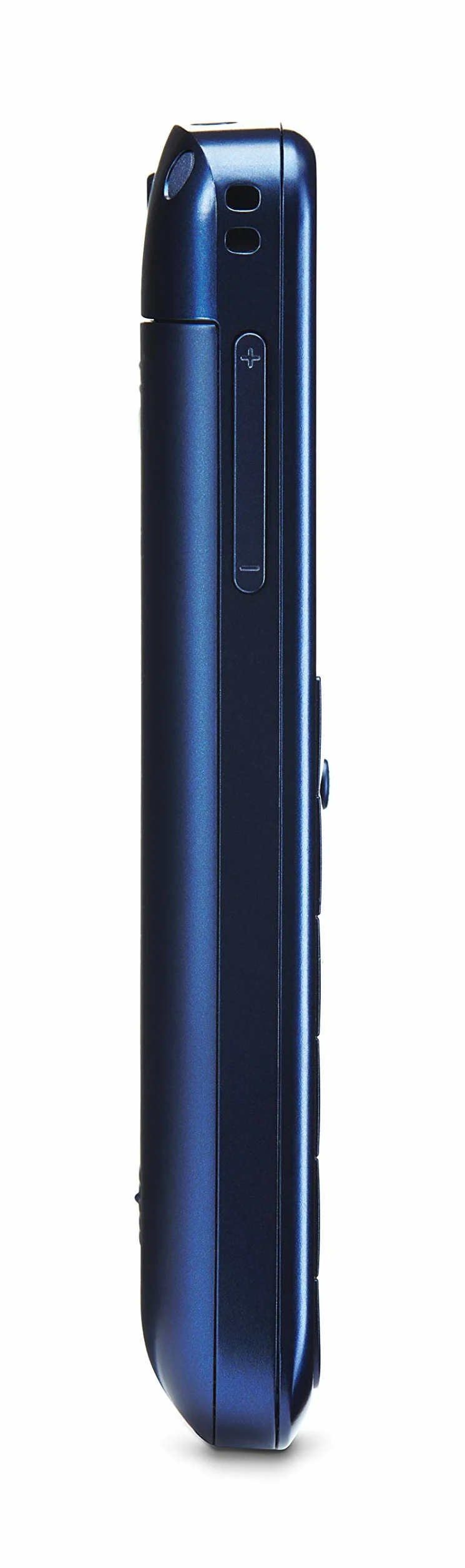 Panasonic KX-TU110 łatwy w użyciu telefon komórkowy (połączenia priorytetowe, jasny, kolorowy wyświetlacz TFT LCD, duże przyciski, dioda LED), niebieski