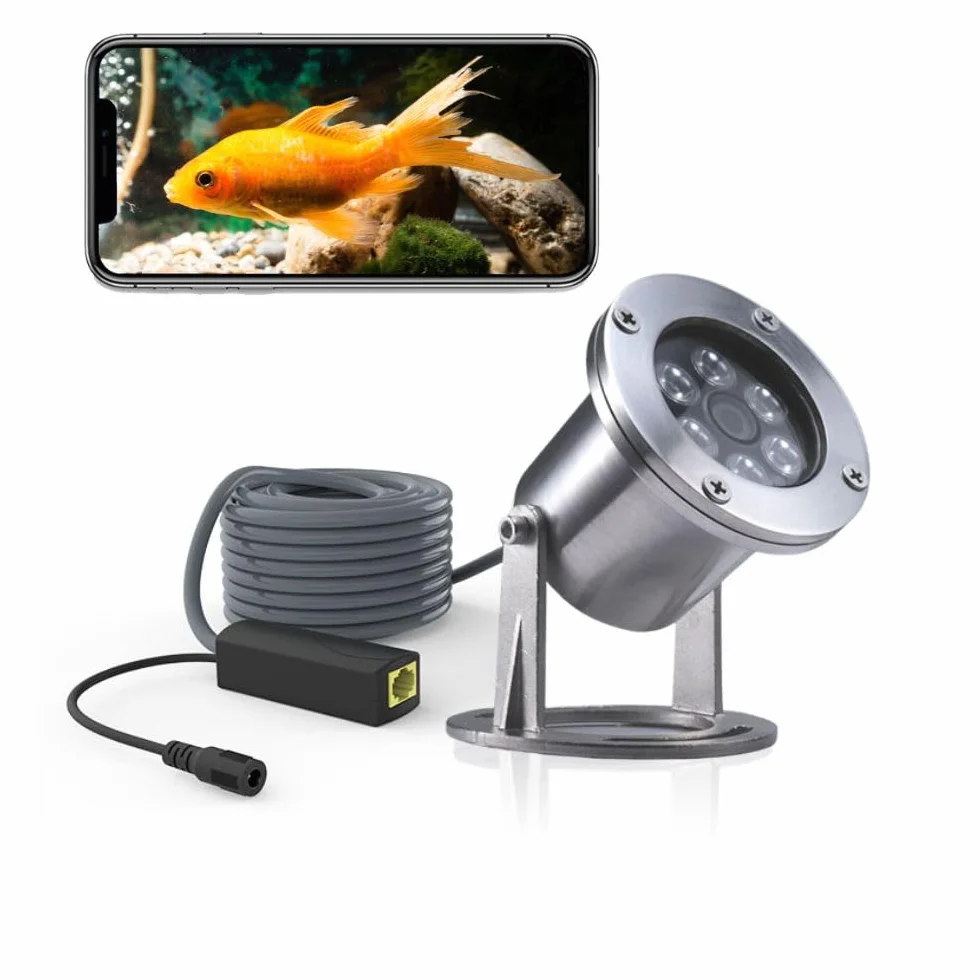 Barlus Kamera podwodna IP68 5MP 304 stal nierdzewna POE
