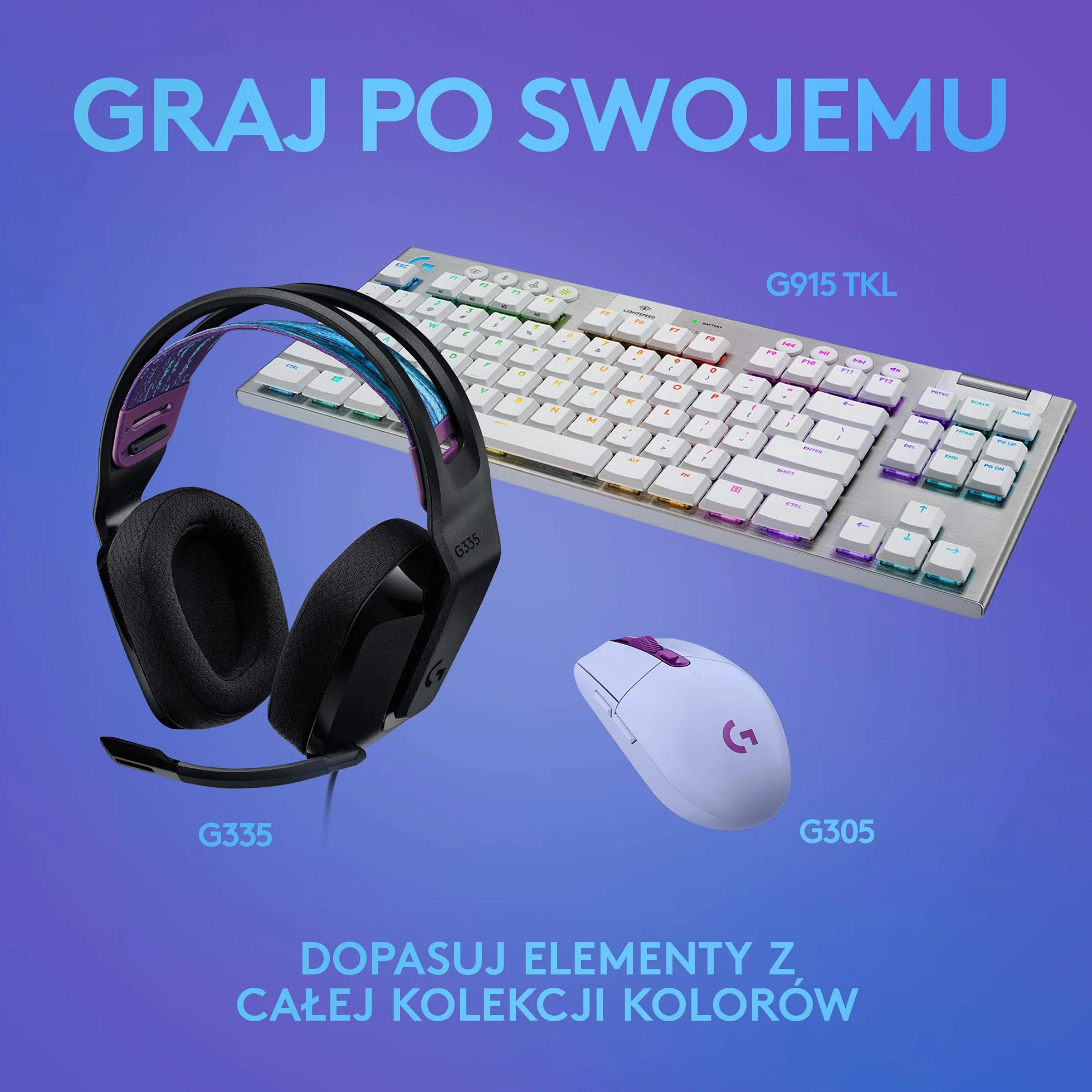 Logitech G335 Przewodowy zestaw słuchawkowy do gier z mikrofonem Flip to Mute, Mini Jack 3,5 mm, nauszniki z pianki memory, kompatybilny z PC, PlayStation, Xbox, Nintendo Switch - Czarny