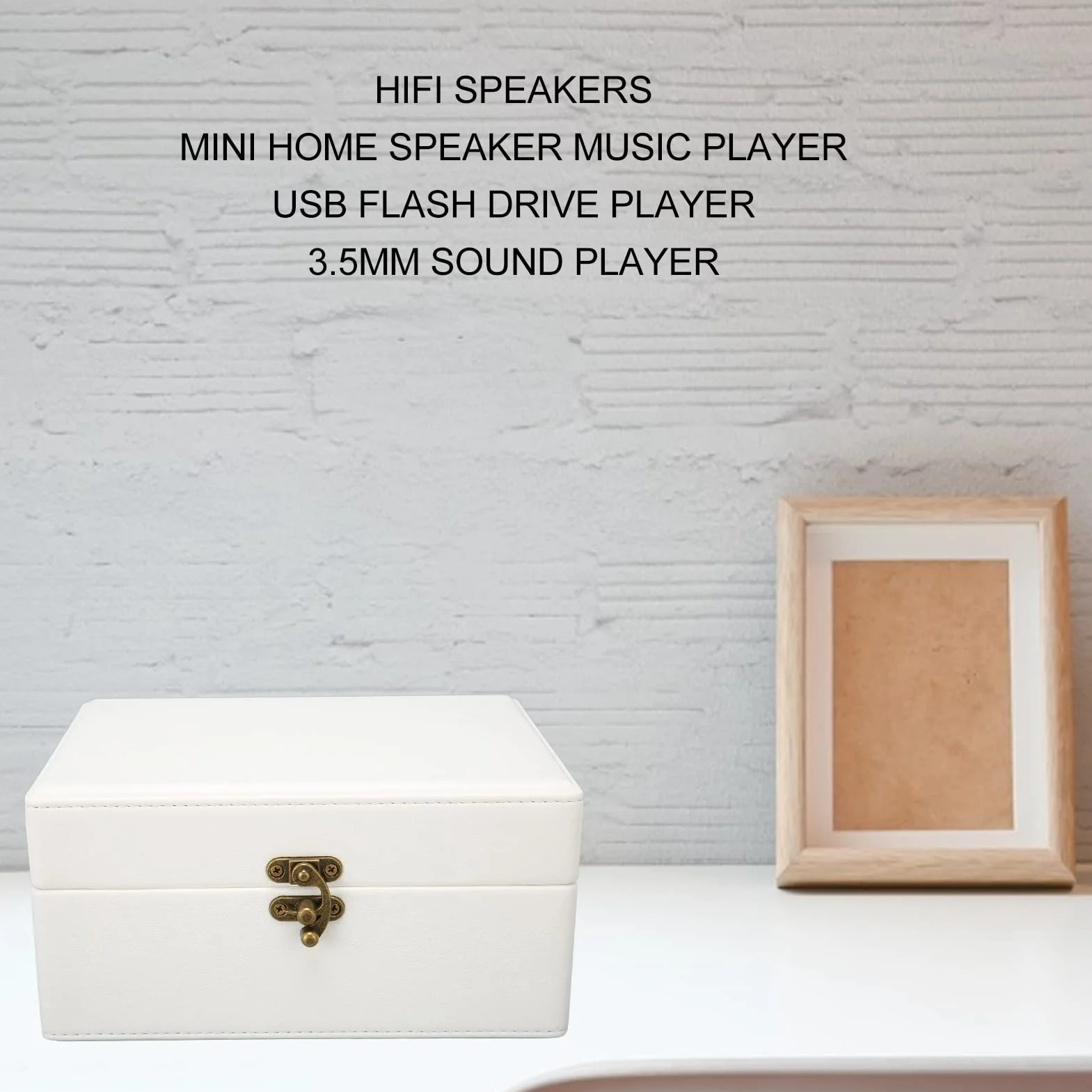 Odtwarzacz Płyt CD HiFi AUX USB Biały