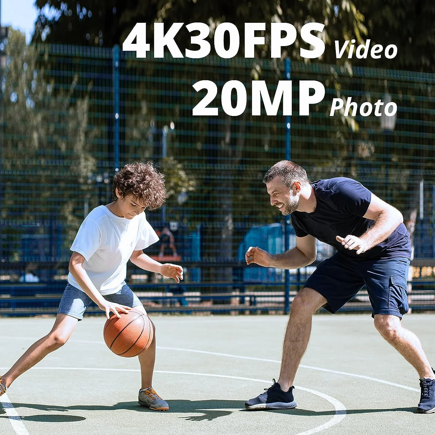 AKASO Brave 4 Pro Action Cam 4K 30FPS 20MP z kartą U3 40m, ekran dotykowy Ultra HD, 170° EIS, zoom 5x, pilot 2,4G