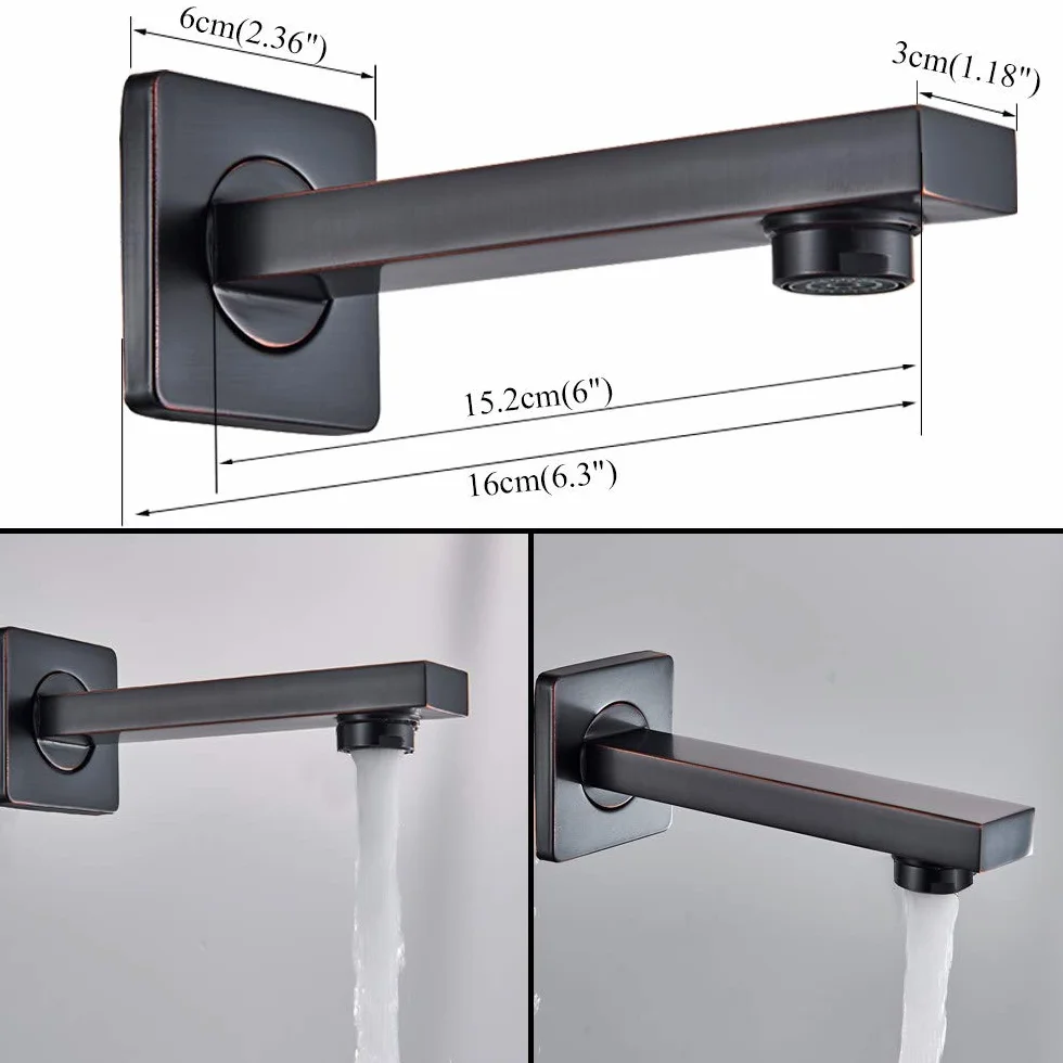 Bateria łazienkowa z deszczownicą w kolorze czarnym, brązowa, do wanny, montowana na ścianie, bateria prysznicowa, bateria natryskowa, zestaw prysznicowy 12 cali,8 Inch Shower Set
