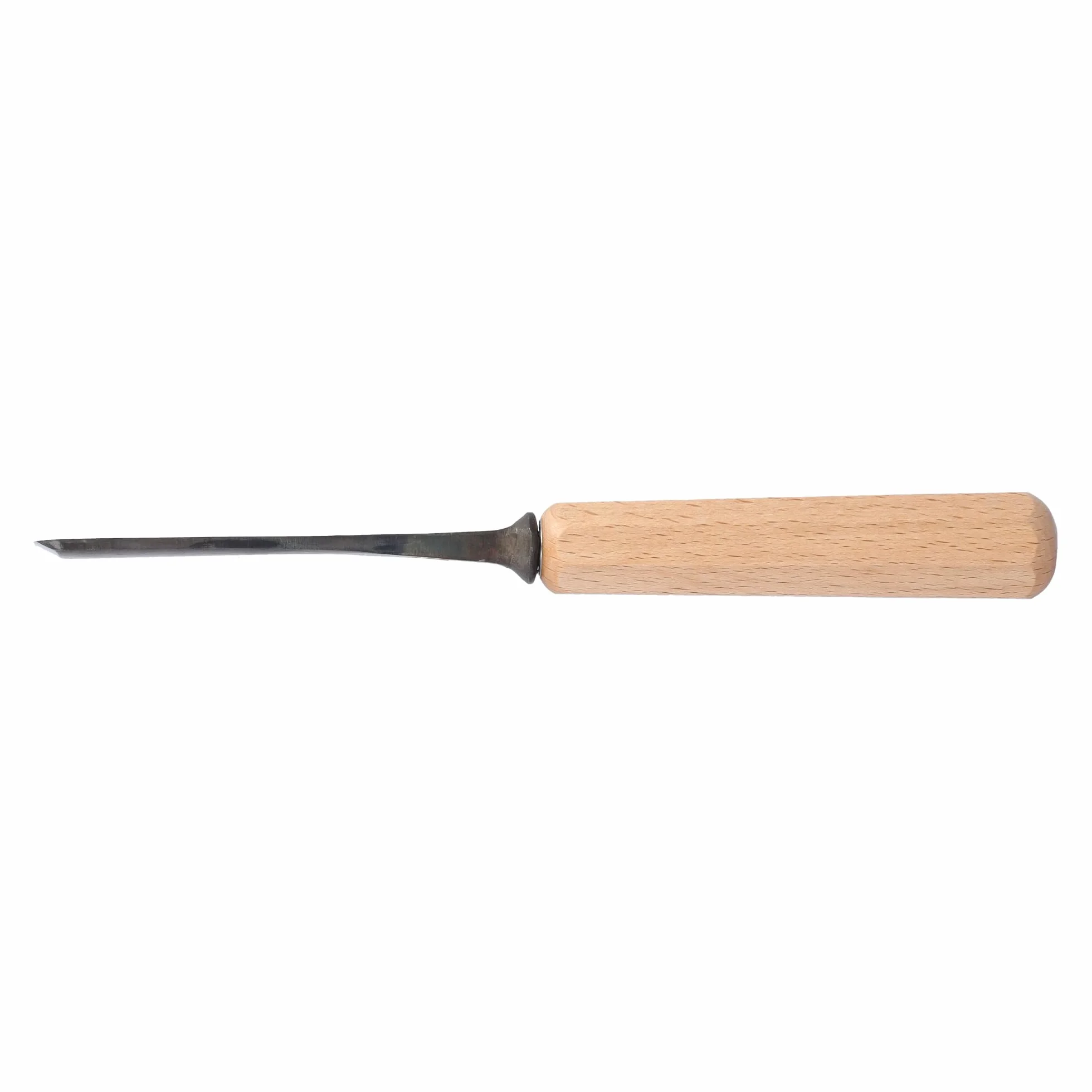Stubai 520330 Dłuto do rzeźbienia w drewnie typ 3 z drewnianym uchwytem, złoty/beżowy, 30 mm