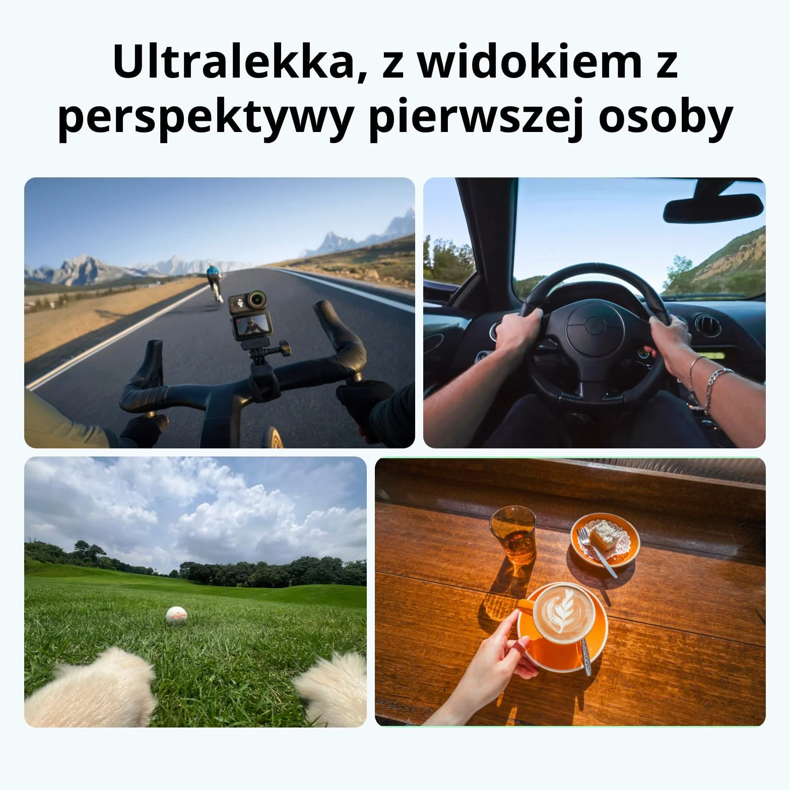 DJI Osmo Nano Standard Combo (64 GB) – mała kamera do tworzenia vlogów o rozdzielczości 4K, nagrywaniem przez 200 minut, szybkim transferem treści, kamerą POV 4K do sportów i tworzenia vlogów