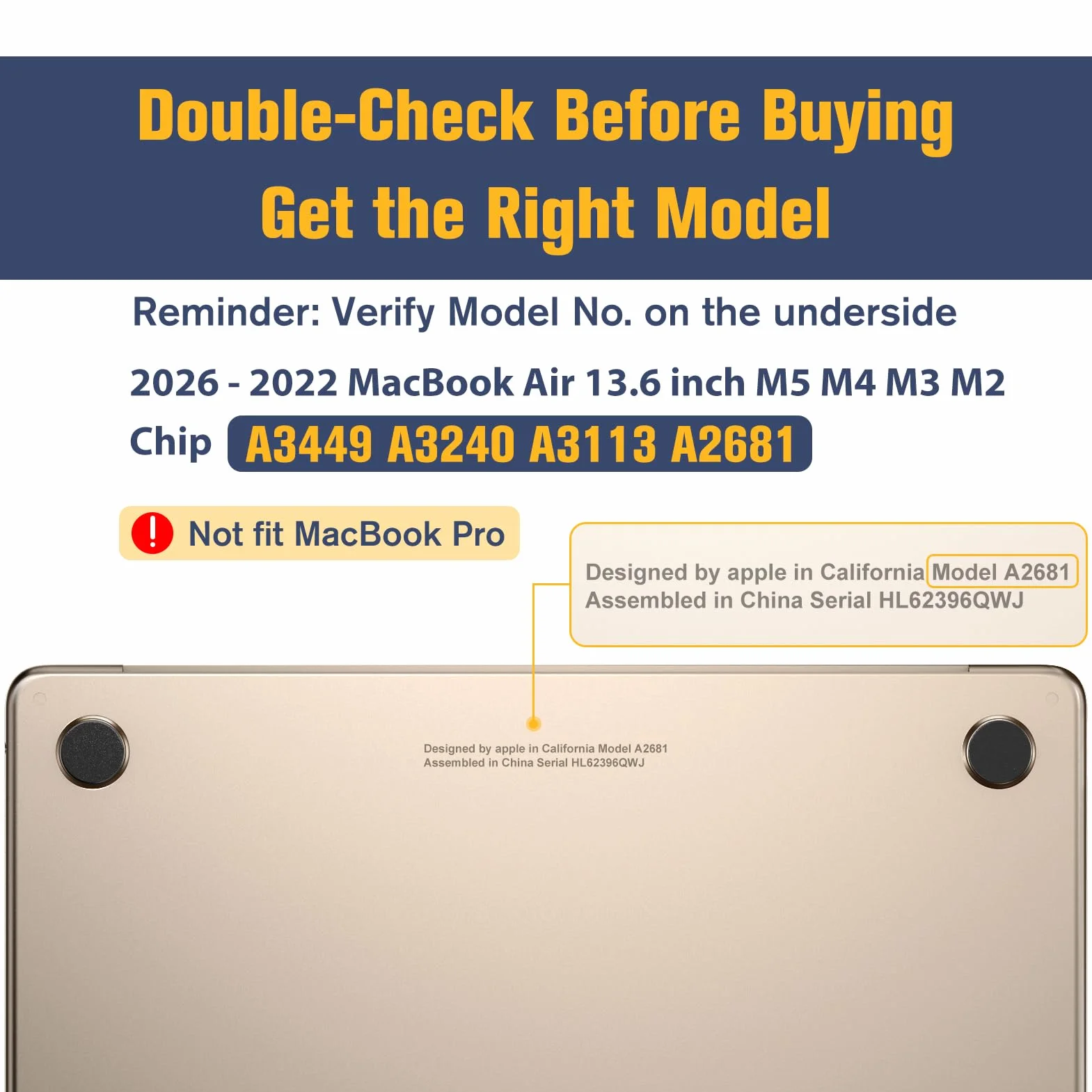FINTIE Etui kompatybilne z MacBook Air 13,6 cala M5 M4 M3 M2 (2026/2025/2024/2022) - [Ultracienkie i matowe wykończenie] Lekkie etui zapobiegające odciskom palców, matowe światło gwiezdne