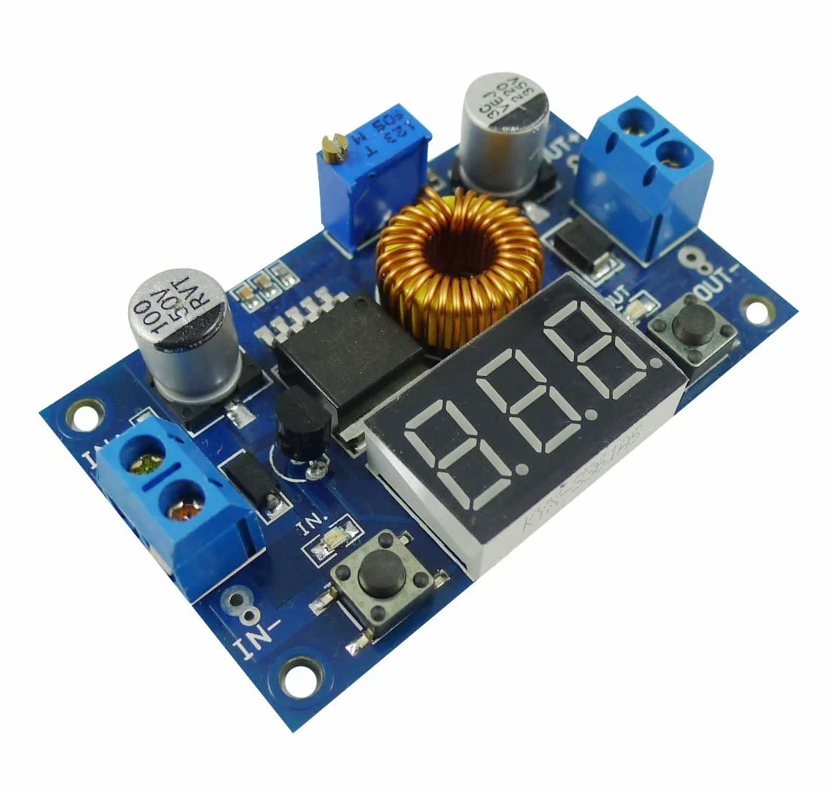 DollaTek Mały konwerter napięcia prądu stałego regulator 4-38V do 1,25-36V 5V/12V stabilizator napięcia wyjściowego