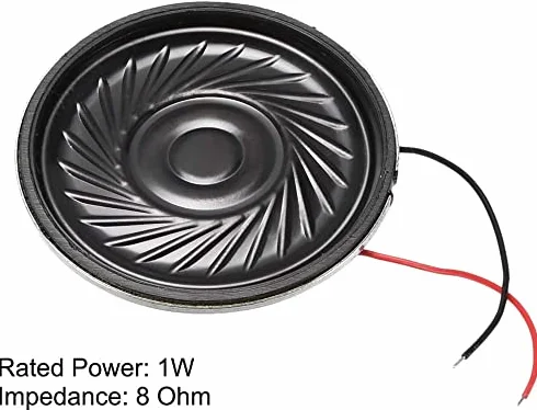 XYWHPGV Głośnik 1W 8 Ohm Średnica głośnika 36 mm do małych projektów elektronicznych(023b7 d768c 4cdff 1ce7f dfadd adb32