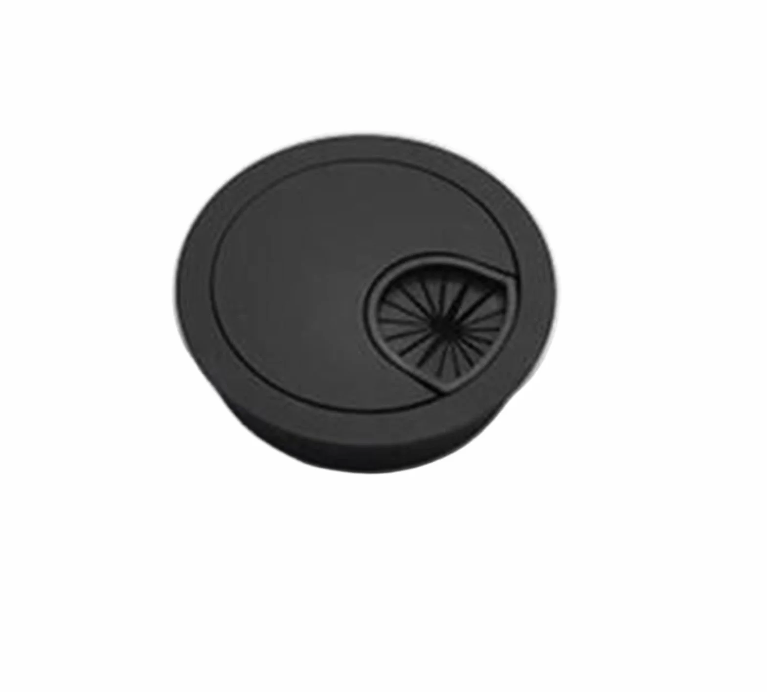 Przelotka na biurko, 2 szt. Drut ze stopu cynku pokrywa otworu komputerowe przelotka kabel Port wylotowy Winder uchwyt organizator sprzęt meblowy(D,80mm)