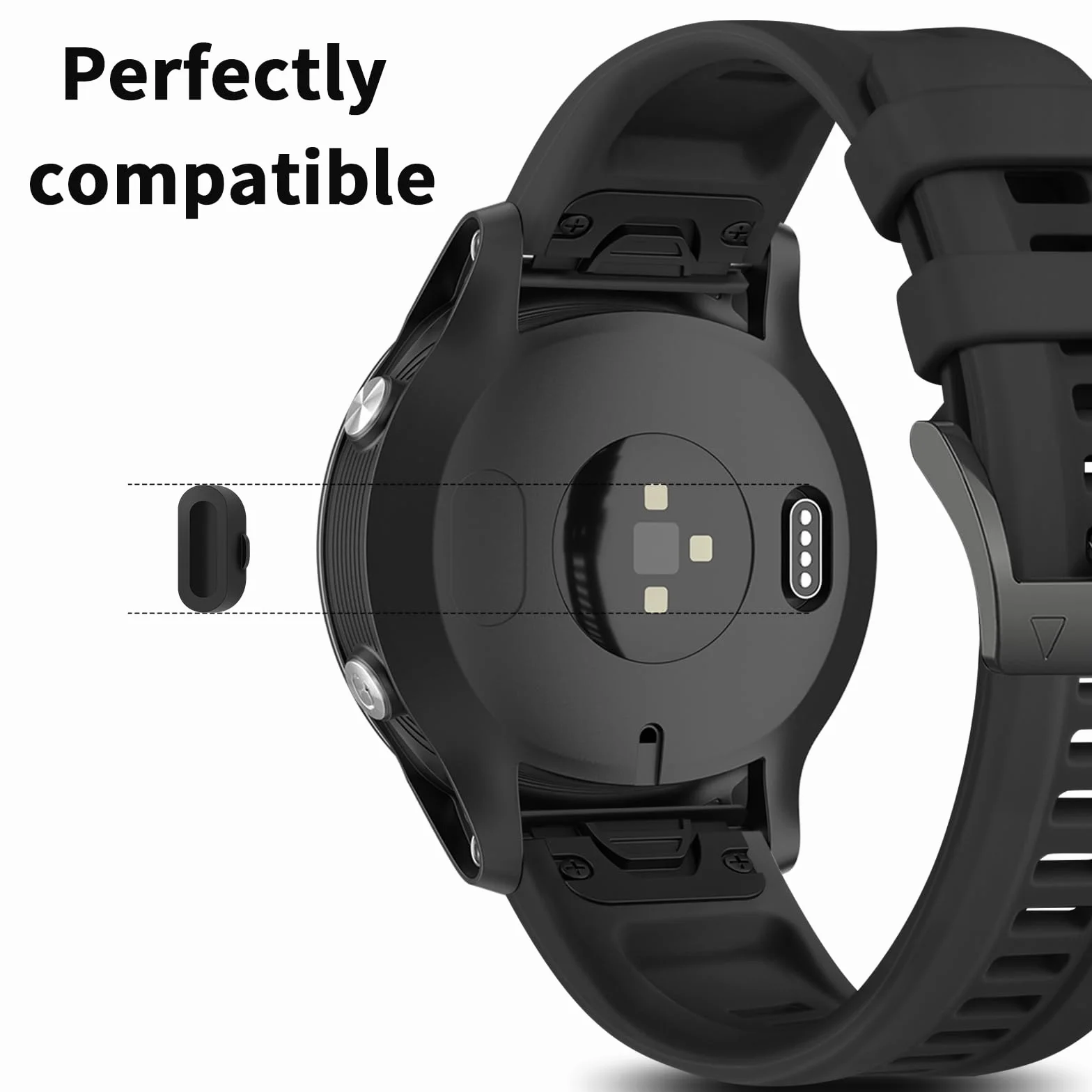 Vancle Silikonowe Zatyczki Przeciwpyłowe do Garmin Vivoactive 6/5/4/4s/3, Fenix 8/7/7S/7X/6/6S/6X/5/5S/5X, Venu 3/3s/2, Instinct 3/2, Epix 2 Pro