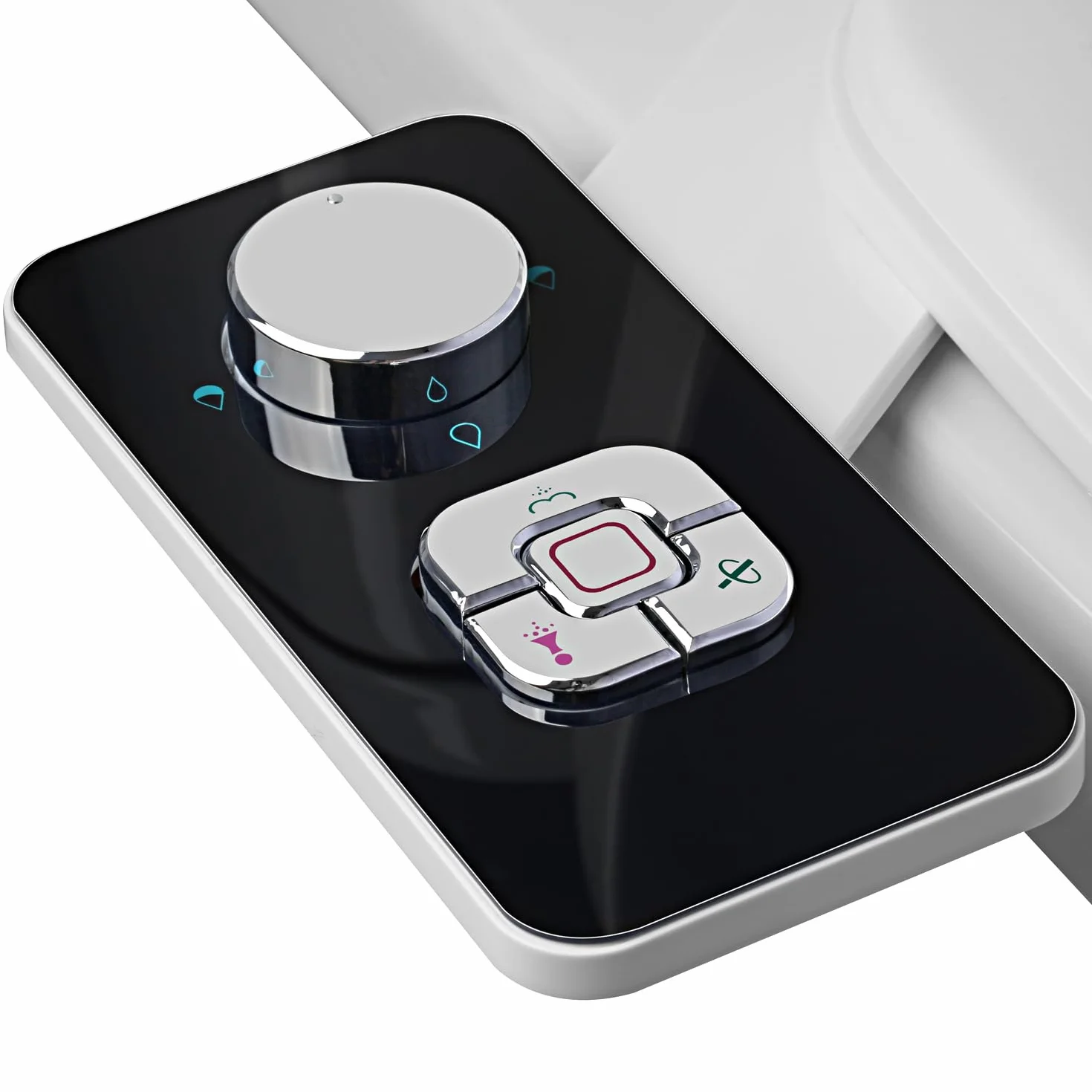 Bidet - Ultrad¨¹nner 5 mm nieelektryczny bidet, nakładka na deskę sedesową, regulowana ciśnienie, wysuwana samoczyszczająca się podwójna część z przodu i z tyłu