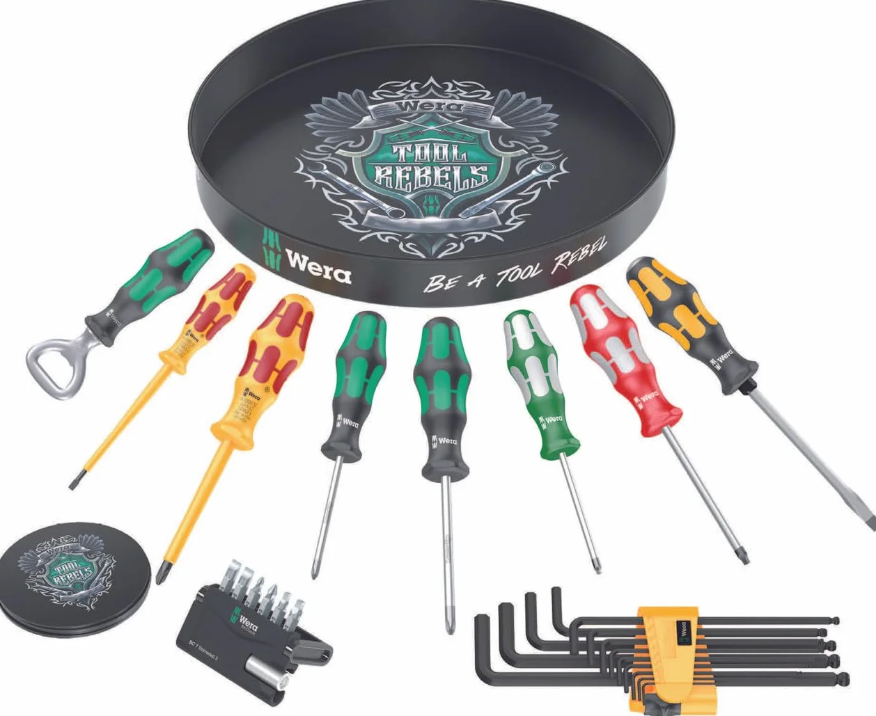 Wera - 05300300001 - Okrągły śrubokręt, 28 sztuk