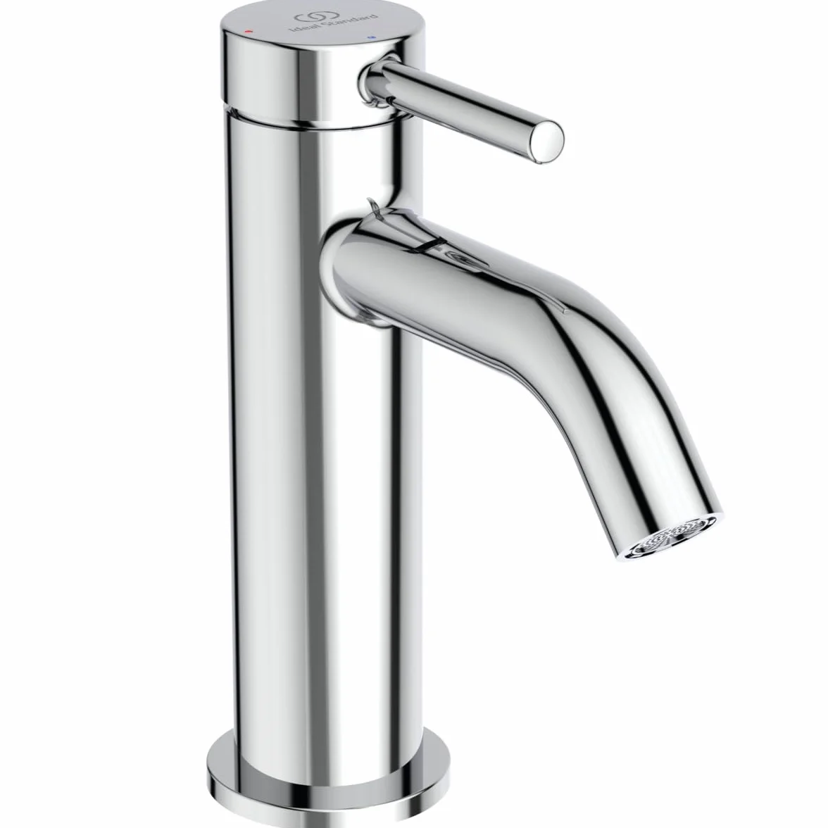 Ideal Standard Ceraline bateria umywalkowa z wkładem FirmaFlow, bez drążka sterującego, system BlueStart, Easyfix, chromowany