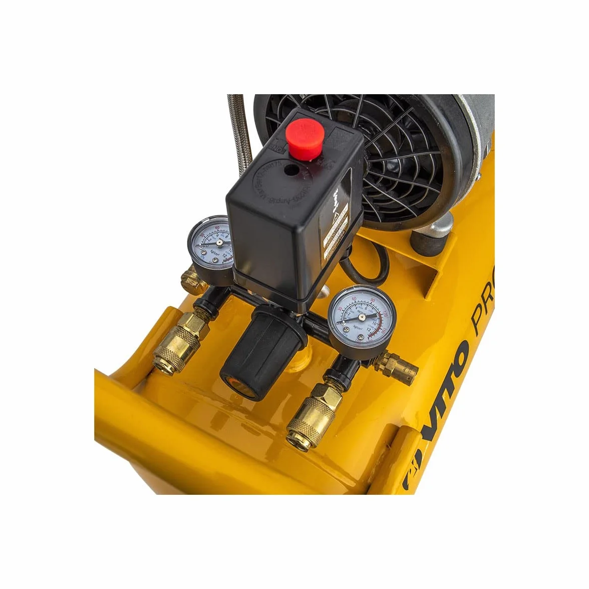 VITO Cicha sprężarka powietrza 50L 8 bar 2 KW 1,5 kW 115 Psi 236 l/min (bez oleju