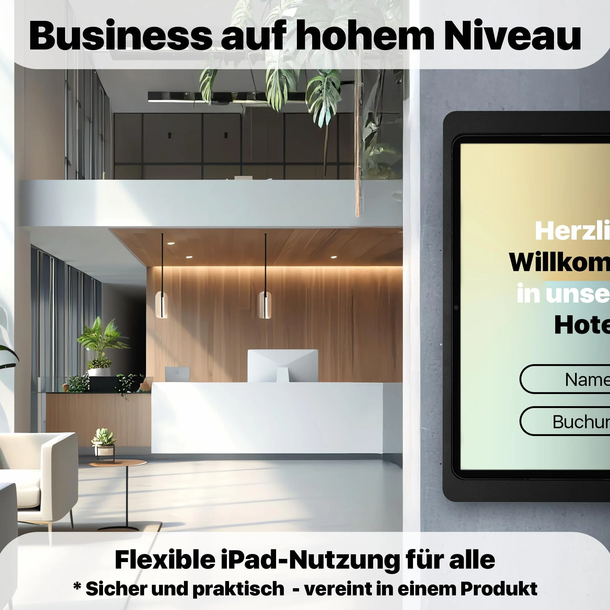 Companion Wall 2.0 uchwyt ścienny na tablet iPad Air Pro Samsung Galaxy Tab ochrona przed kradzieżą