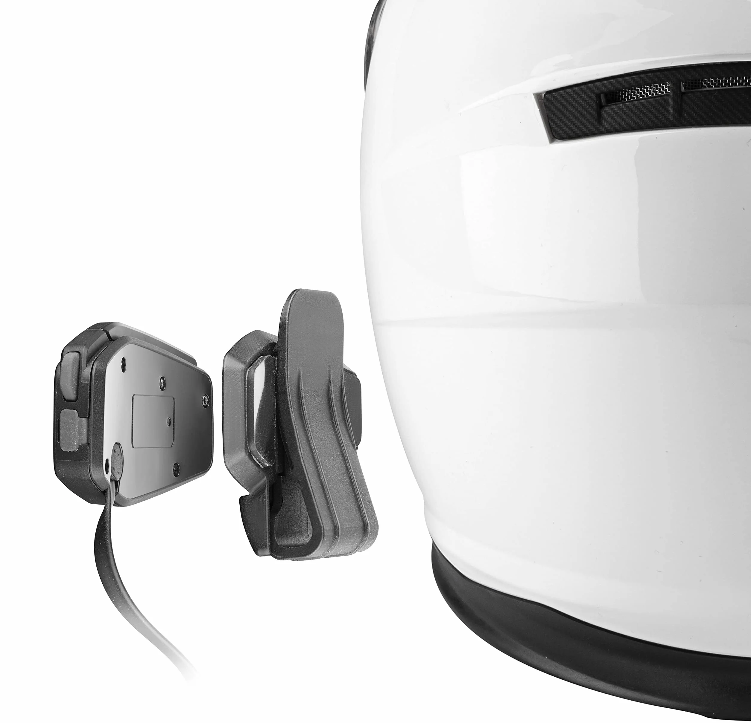 Interphone Cellularline INTERPHOUCOM16TP | Doppio | Interfono Tecnologia Mesh 2.0 e Bluetooth 5.0, Uso 24 Piloti, Distanza 1,6Km, Autonomia Fino a 15 Ore, Mp3, GPS, Impermeabile IP67, Universale