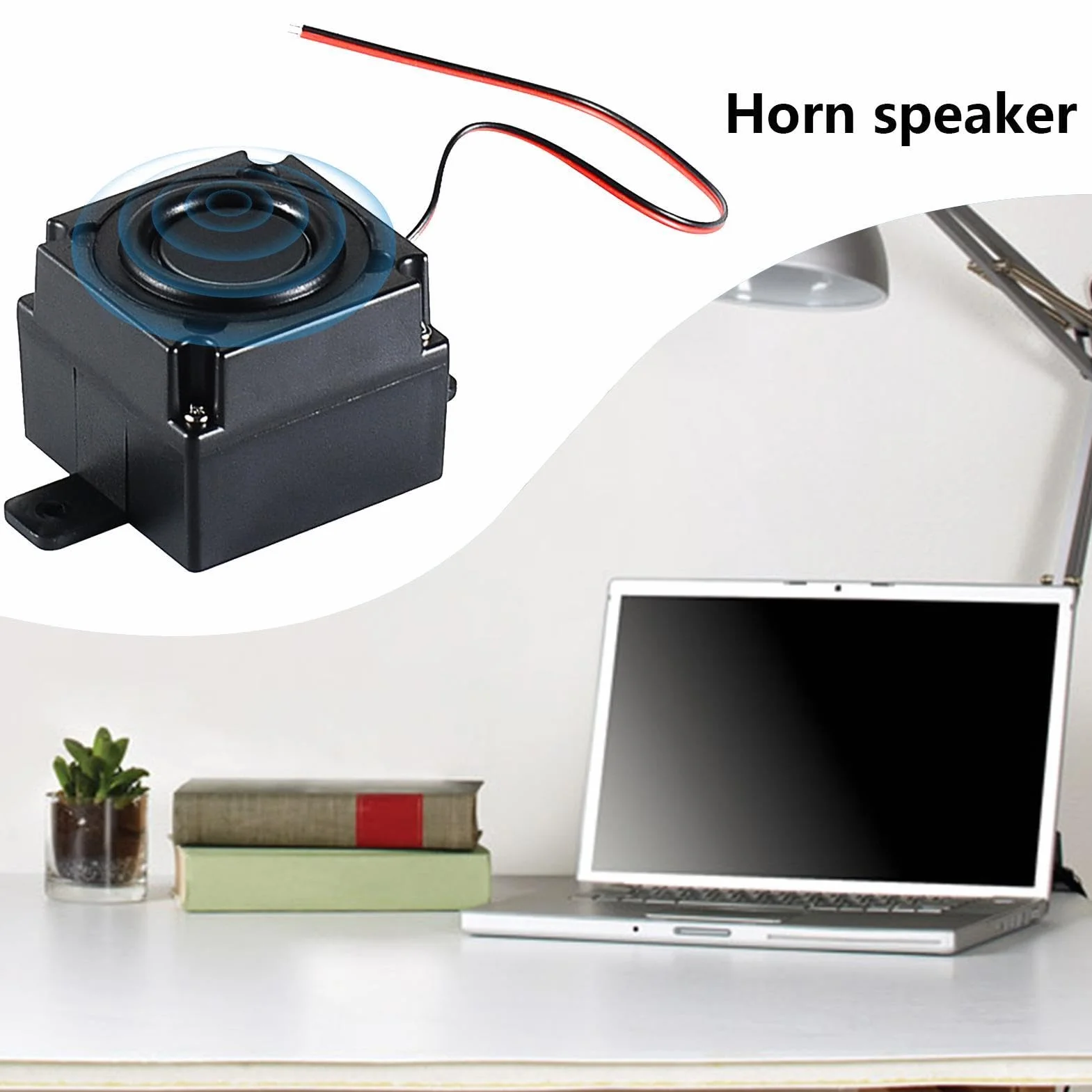 Bass Shaker, audio wzbudnica - Przetwornik głośnika rezonansu na wyraźne dźwięk - Urządzenie audio, podręcznik dotykowy, antywibracja, mały subwoofer do salonu, sypialni, biur