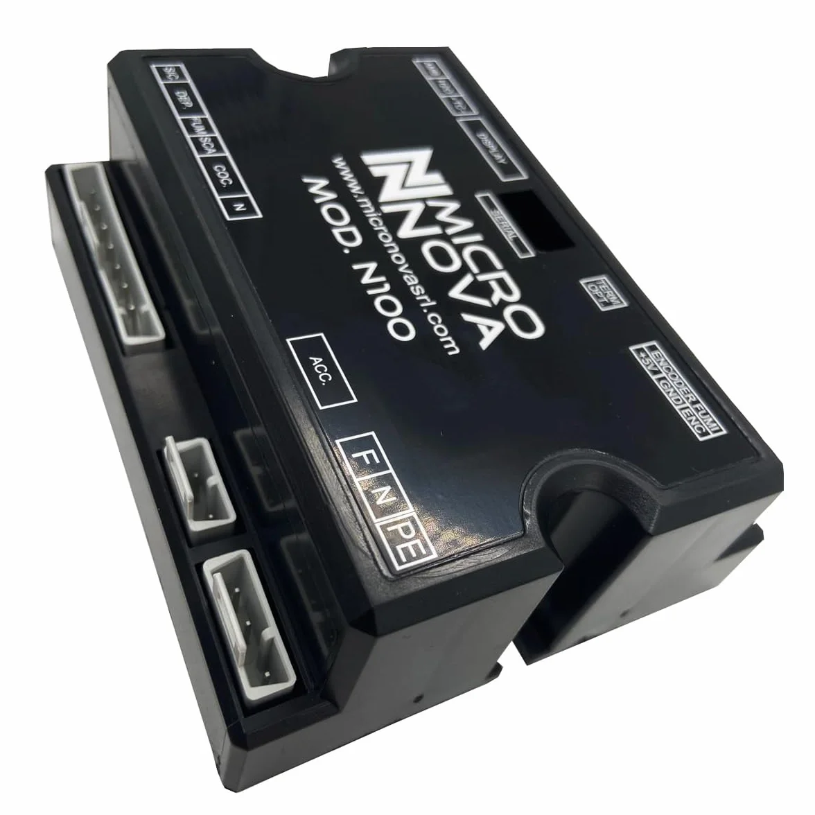 Micronova N100 PN100_A01 płyta kontrolna termoregulacyjna z obudową, do pieca na pellet z kanałowym powietrzem