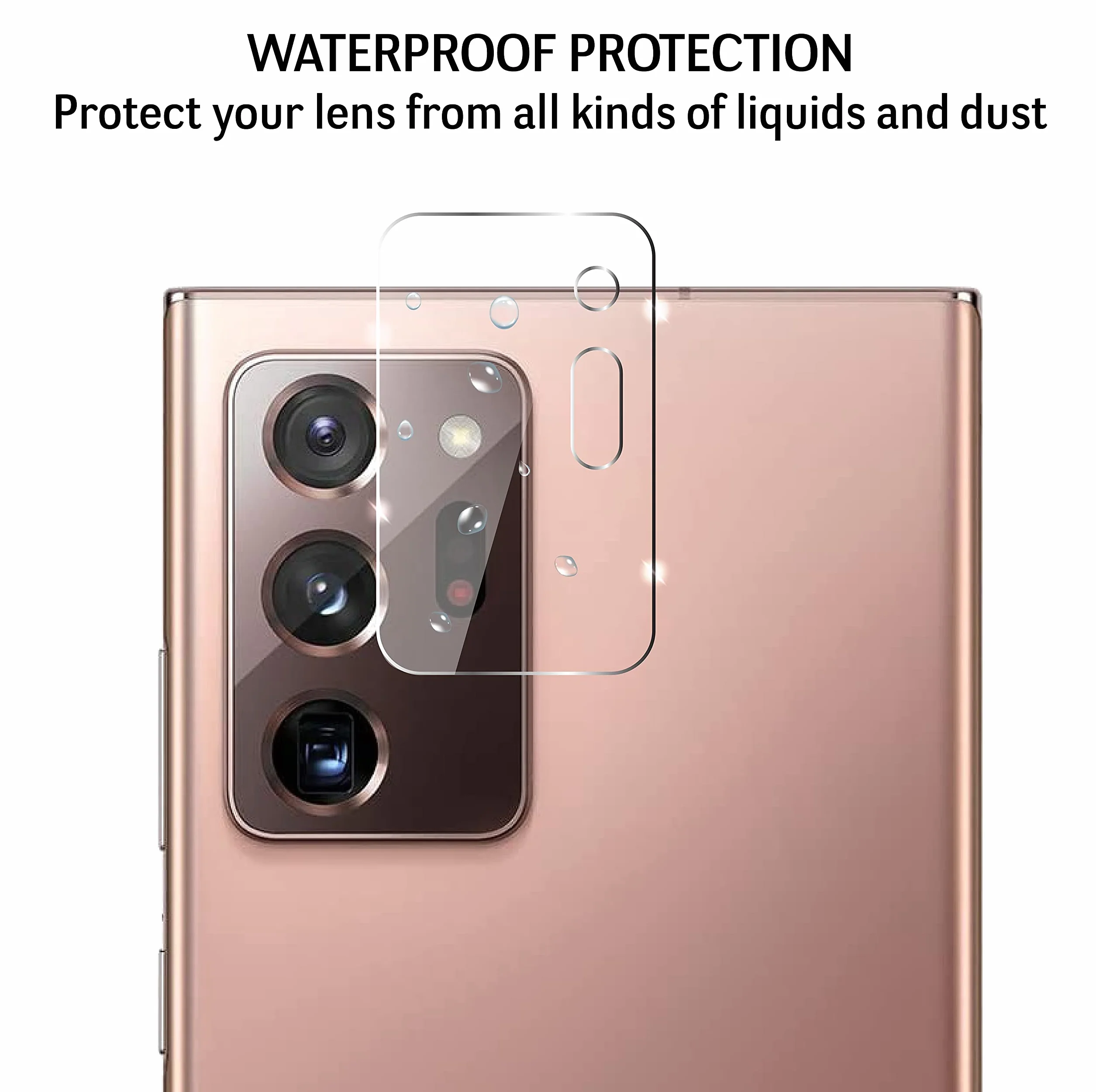 Osłona obiektywu aparatu Samsung Galaxy Note 20 Ultra/Note 20 Ultra 5G szkło hartowane 3 sztuki
