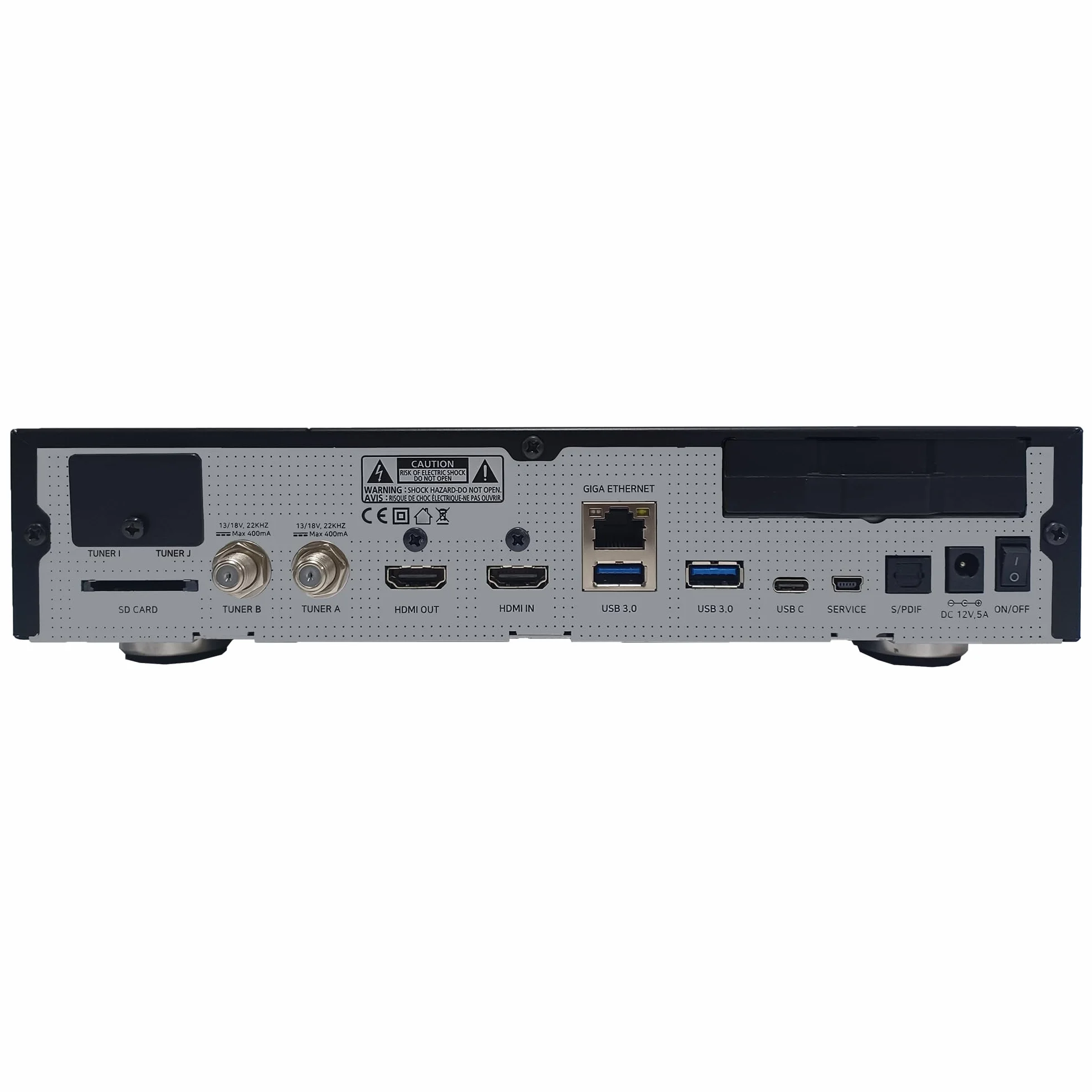 GigaBlue UHD Quad 4K Pro 2X FBC DVB-S2 Twin odbiornik satelitarny, Dual Core CPU, 4 GB RAM, 8 GB eMMC, Bluetooth 5.4, H.265, 1200 Mbit WLAN, 3X USB 3.0