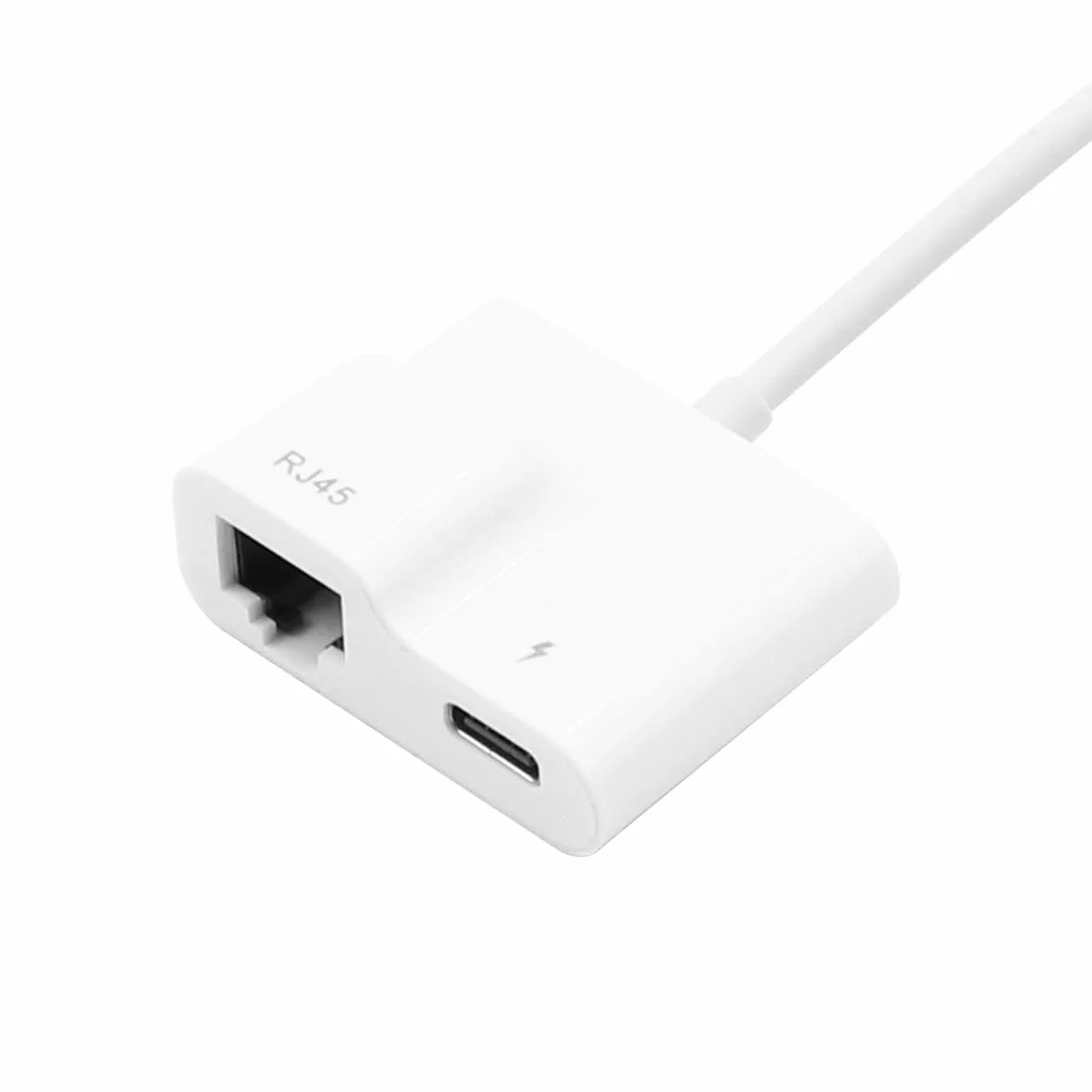 DollaTek karta sieciowa USB-C na RJ45 100 Mbit/s Ethernet adapter z PD ładowanie telefonu