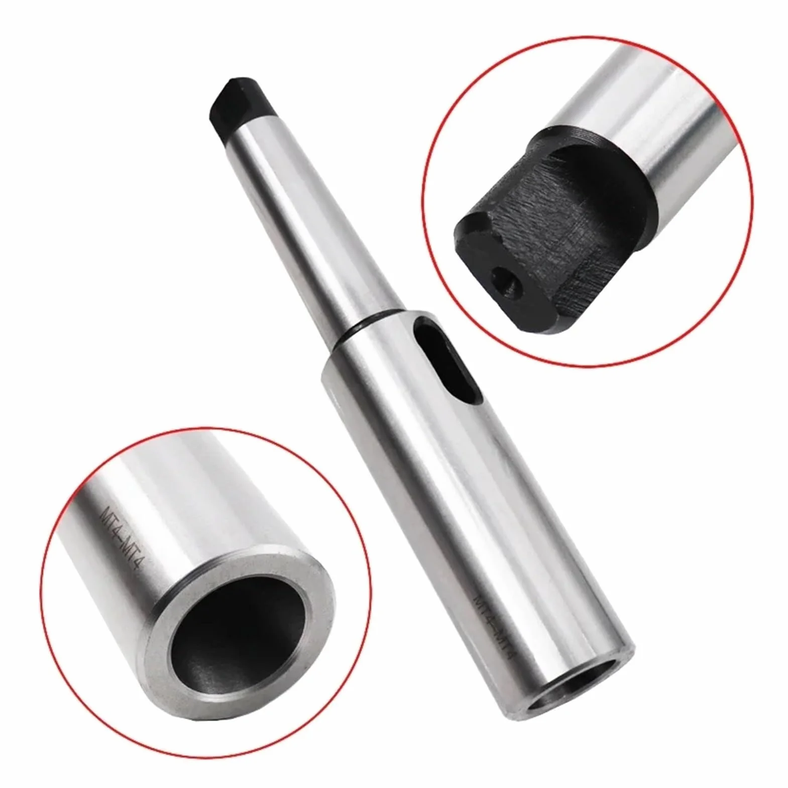 1 sztuka Morse'a stożkowa tuleja przedłużająca Morse'a, adapter stożkowy Morse'a, wydłużona tuleja redukcyjna do wiertła MT1 MT2 MT3 MT4(MT2-MT2)