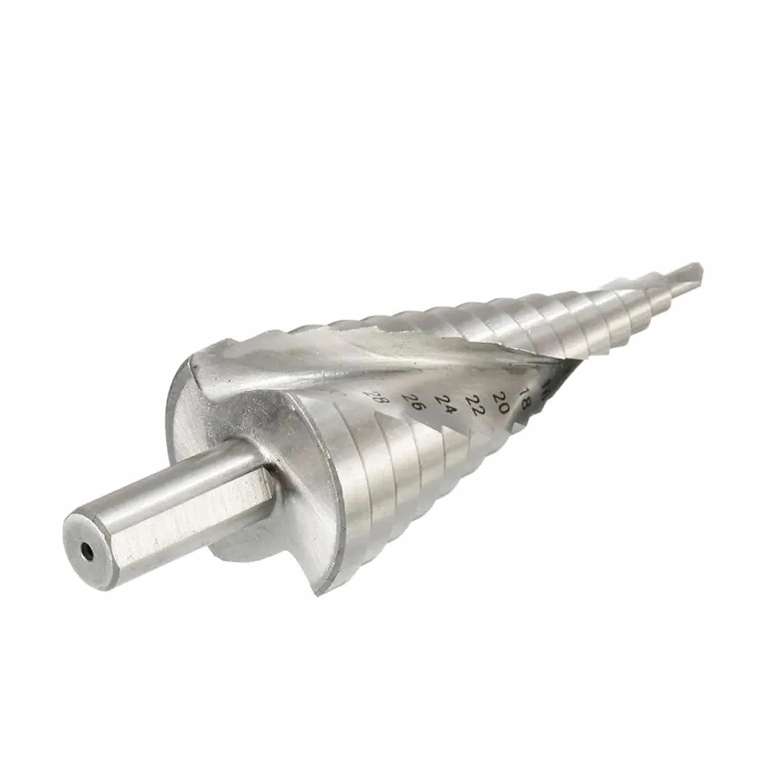 Wiertła do metalu, wiertło spiralne z rowkiem stopniowym, wiertło stopniowe 1 szt. 32 mm wiertło pagodowe wiertło sześciokątne(20mm)