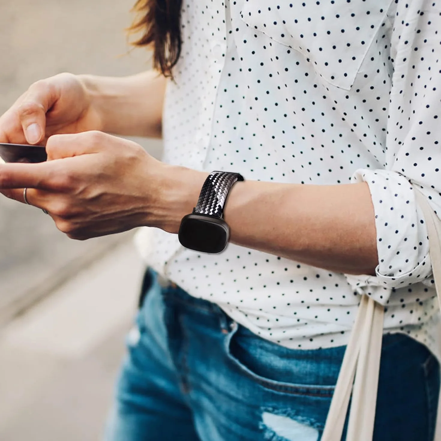 Nylonowa pleciona opaska 22mm do Xiaomi Redmi Watch 5 Lite/5 Active