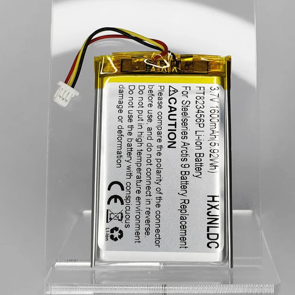 Steelseries Arctis 9 Akumulator litowo-polimerowy DC 3,7 V 1600 mAh