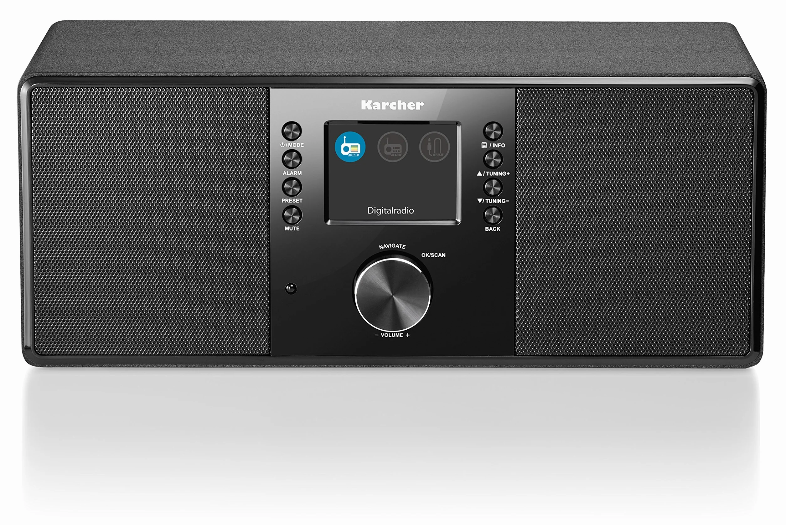 Karcher DAB 5000 radio cyfrowe DAB plus UKW-RDS AUX-IN budzik stereo