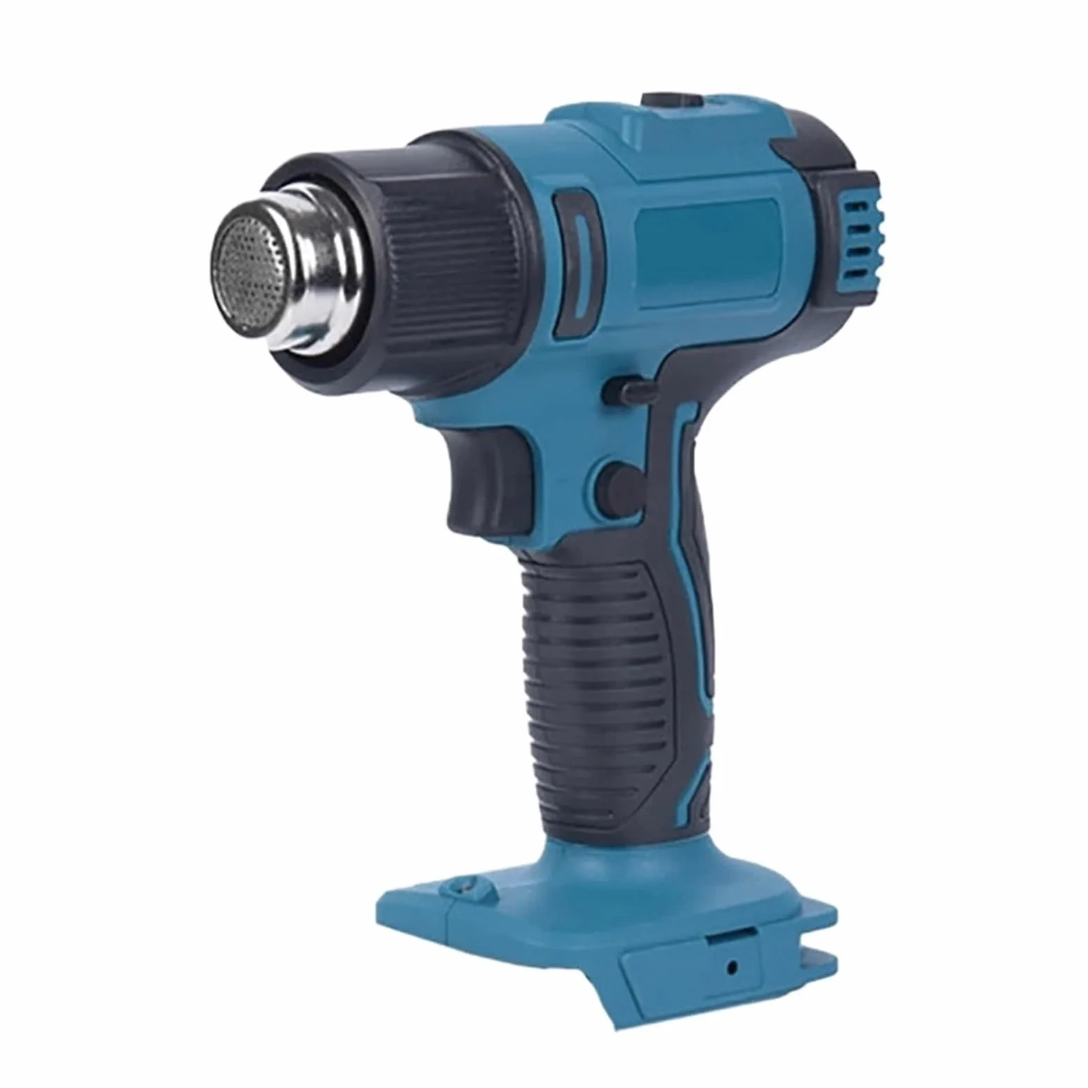 Opalarka 1200W Elektryczna Gorąca Wiatrówka Bezprzewodowy Pistolet Spawalniczy Do Folii Termokurczliwej Z Dyszą Do Akumulatora 18V Do obkurczania PCV, rękodzieła, usuwania farby, fo(Without Battery)