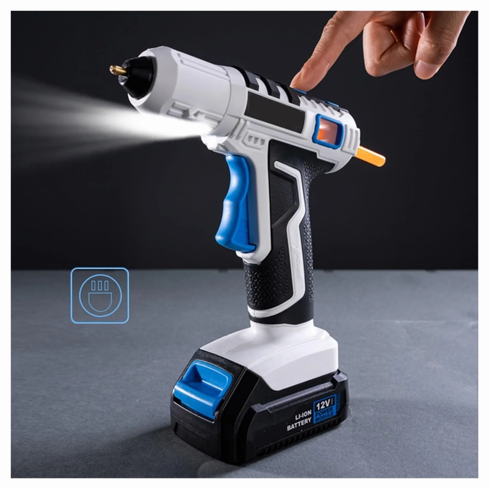 Akumulatorowy Pistolet Do Klejenia Na Gorąco Bezprzewodowy Litowo Elektryczny Pistolet Do Klejenia Gospodarstwa Domowego Handmade DIY Dla Dzieci Ręcznie Robiony Pistolet Do Klejenia Na Gorąco Klej