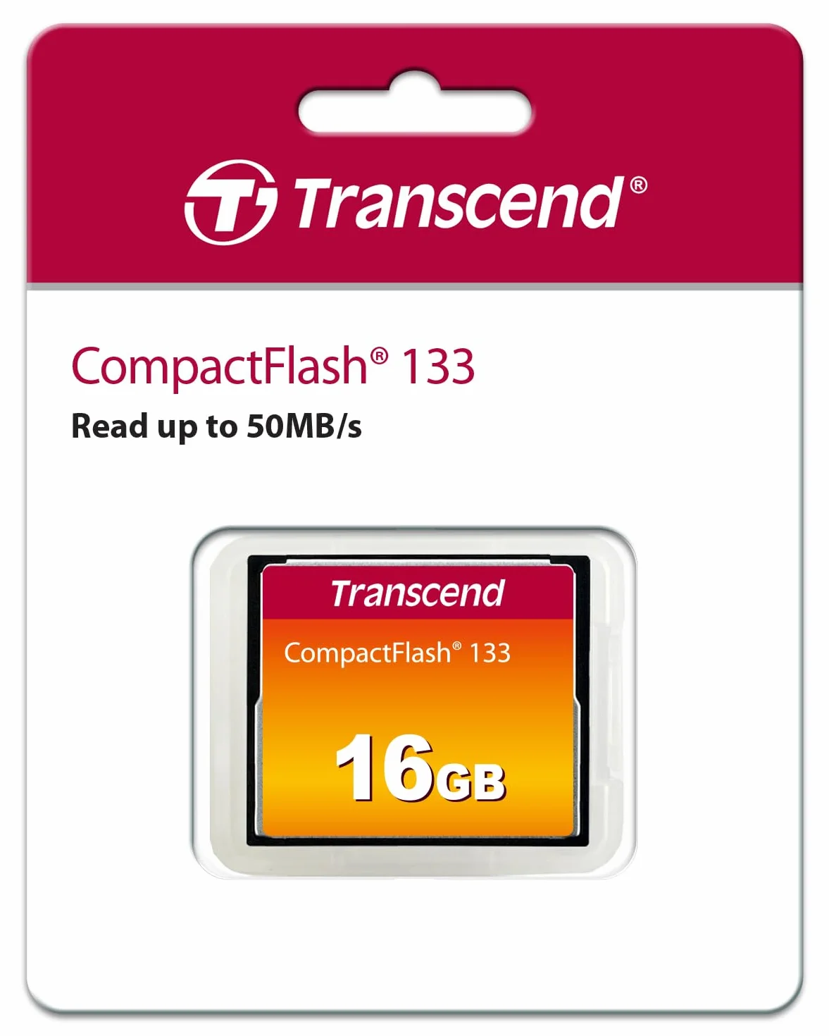 Transcend CF133 16GB CF card MLC 133X