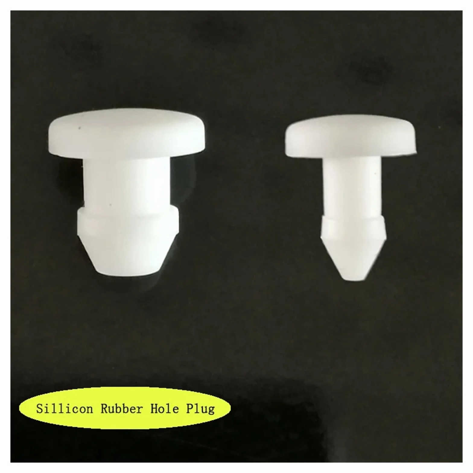 Zaślepka otworu z gumy silikonowej 5,5-30 mm, wysokotemperaturowa, w kształcie litery T, zatrzaskowa uszczelka(100PCS_A 24MM)