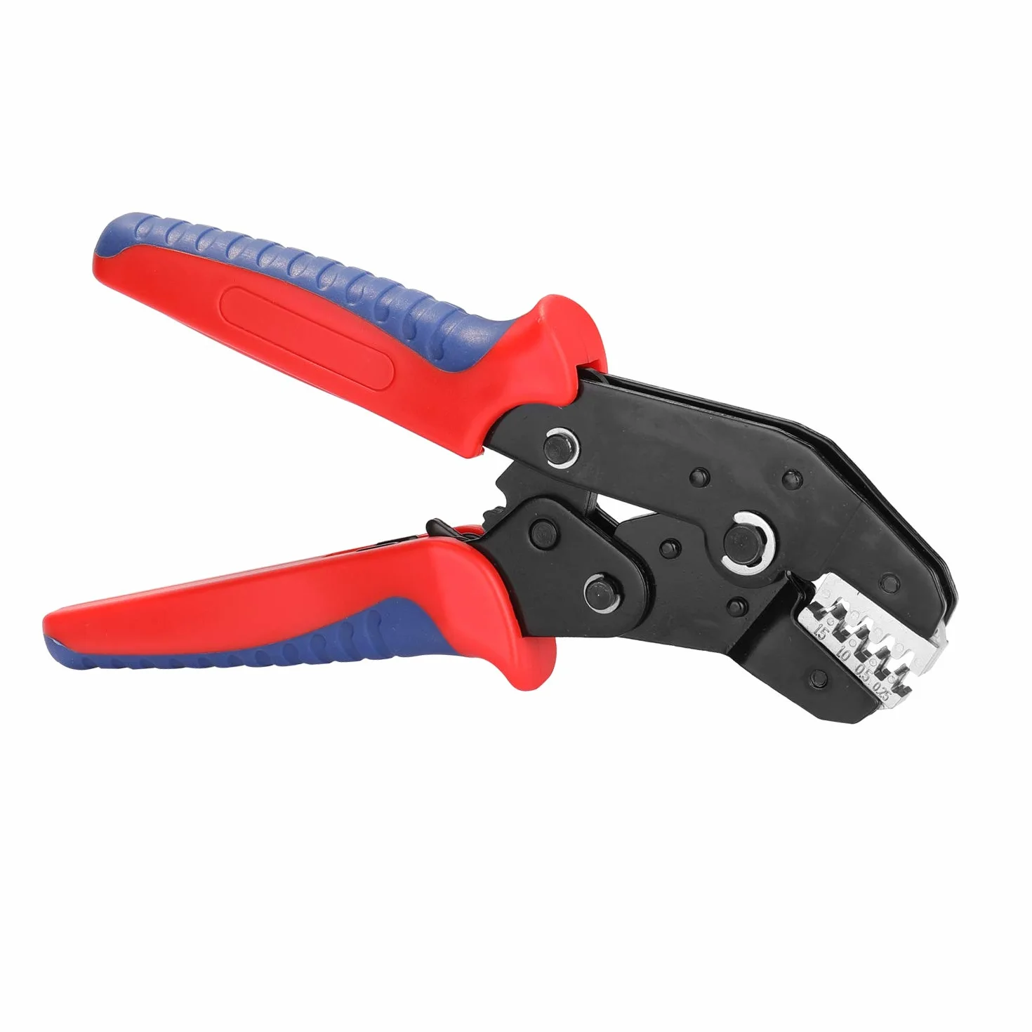SN - 48BS Ferrule Crimping Tool Kit | 8 Interchangeable Jaws for Insulation Terminals | High - Strength Steel Crimper with Automatic Release | Electrical Work/Automotive Repair