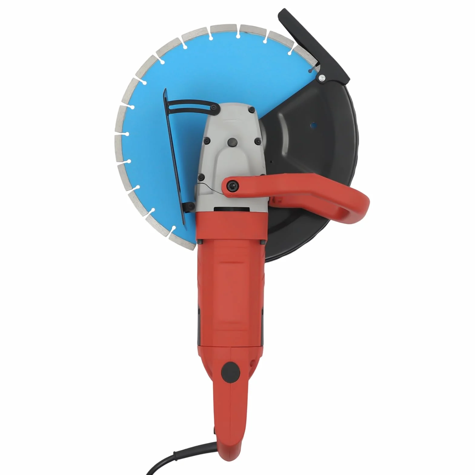 Piła do betonu elektryczna piła tarczowa 3000 W, 350 mm, piła tarczowa na mokro i na sucho, głębokość cięcia 135 mm, maszyna do cięcia kamienia z rurą wodną, pompą wodną, brzeszczotem, do kamienia i