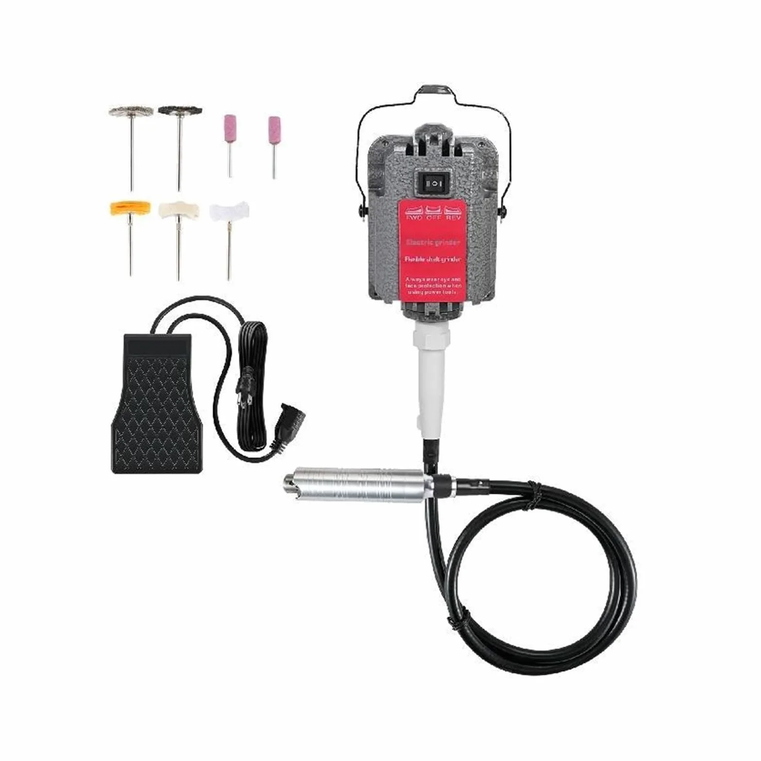230W Mini SR elastyczny wałek młyna W/pedał 4mm uchwyt wiertarski wiszący elastyczny szlifierka do biżuterii obrotowe narzędzie do rzeźbienia w kamieniu Popraw wydajność