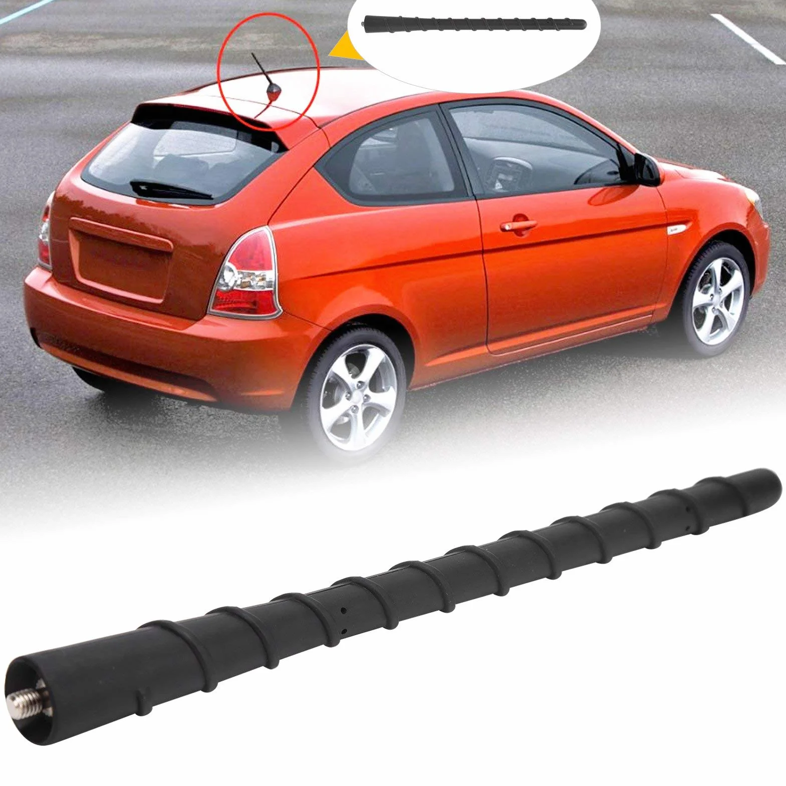 Antena Radiowa FM AM Elastyczna Wymiana Masztu do Hyundai Accent Elantra Santa Fe Tucson