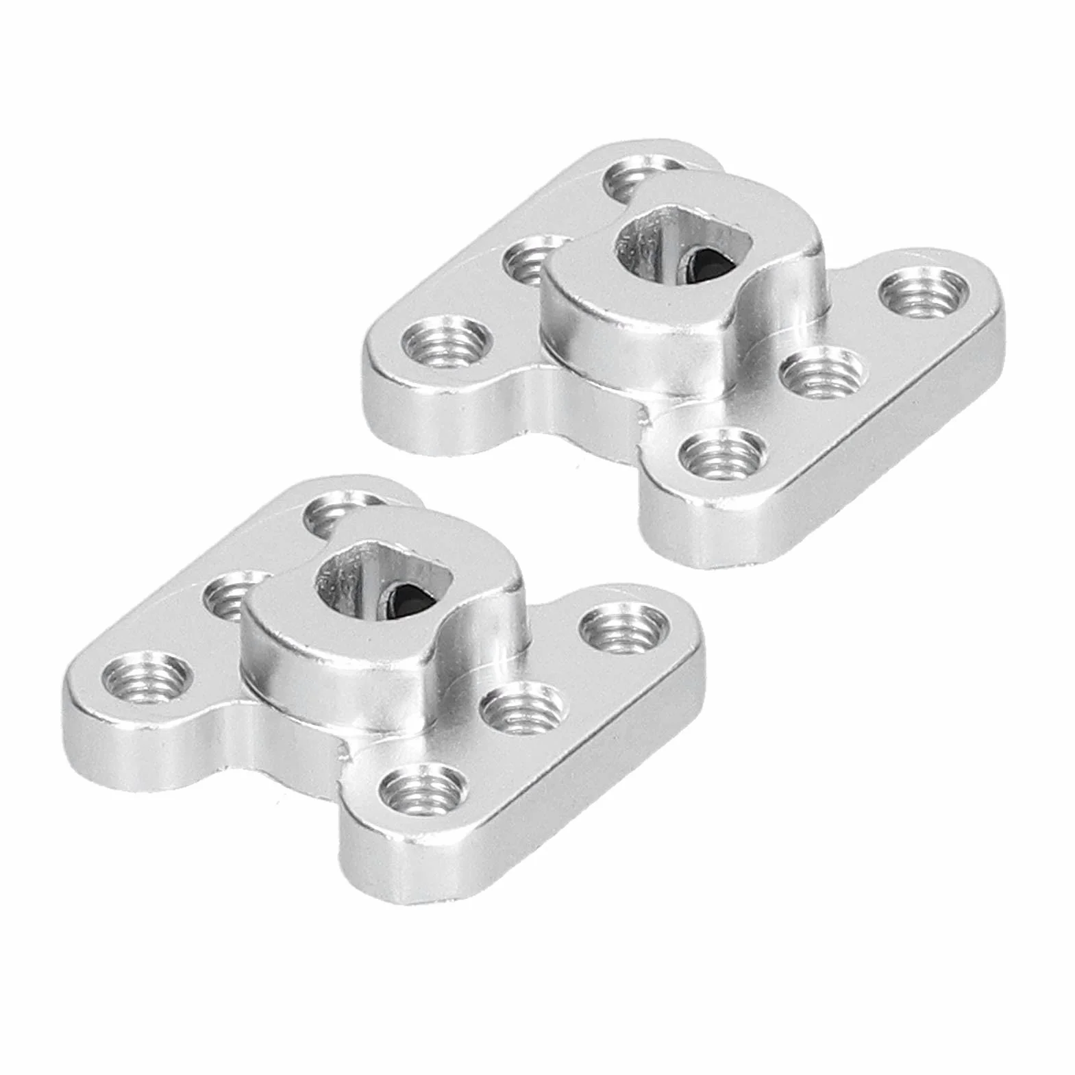 2 Sztuk Sprzęgło Kołnierzowe ze Stopu Aluminium 6mm D Otwór Lekki Sprzęgło Kołnierzowe Złącze łożyska Złączki Złącze Silnika